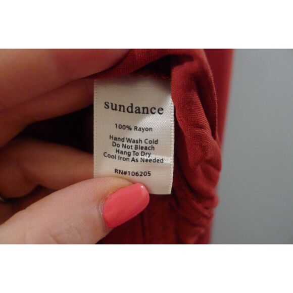 Sundance Sera Ruffled Blouse - Rust - LP - Picture 5 of 5